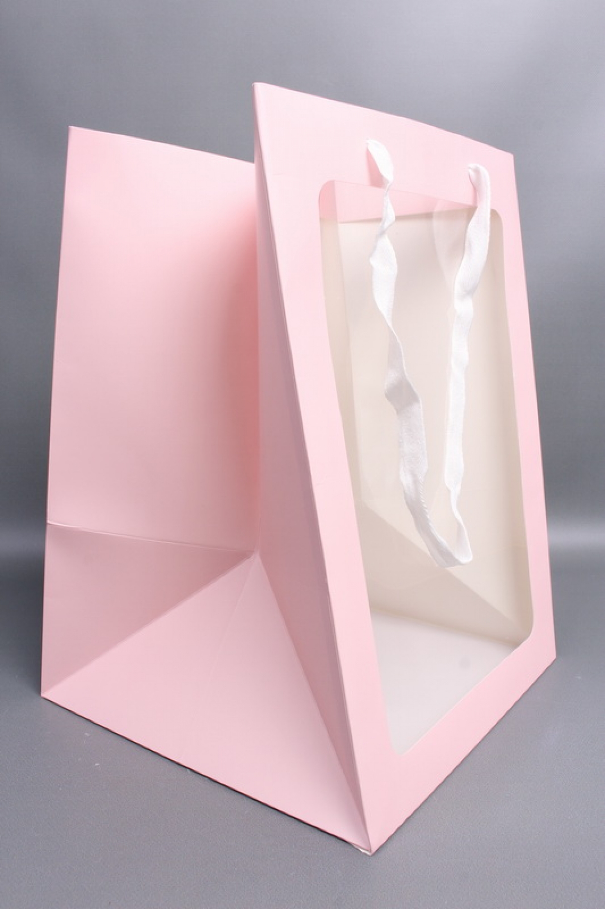 Сумка Люкс с окном 40*29*29 розовый L332