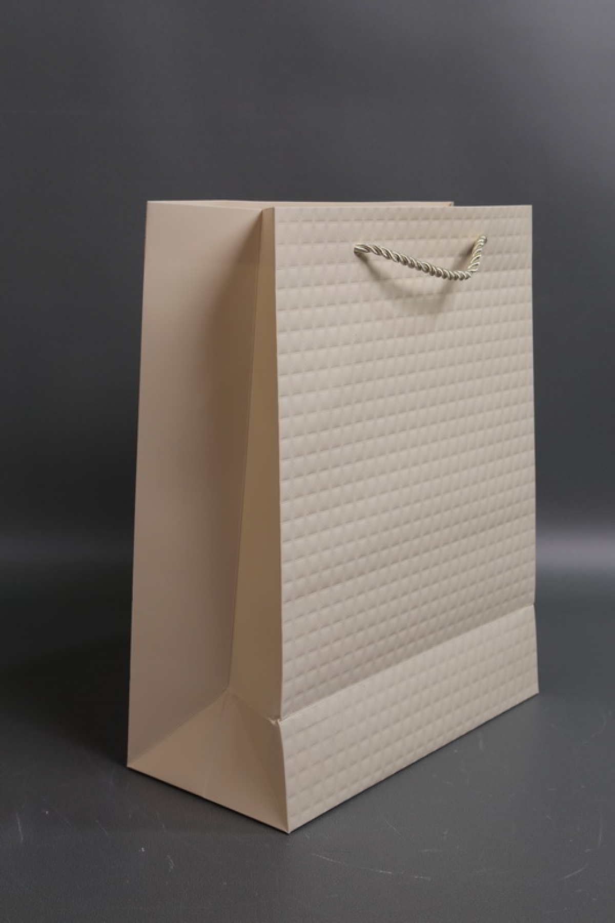 Сумка Люкс Тиснение клетка  26*32*12 шампань  L2932 Цена за 1шт