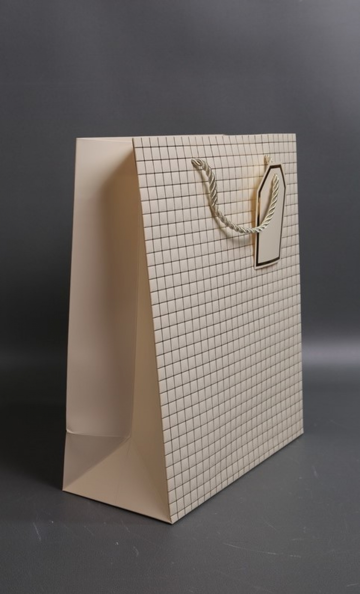 Сумка Люкс Тиснение клетка  26*32*12 шампань  L2932 Цена за 1шт