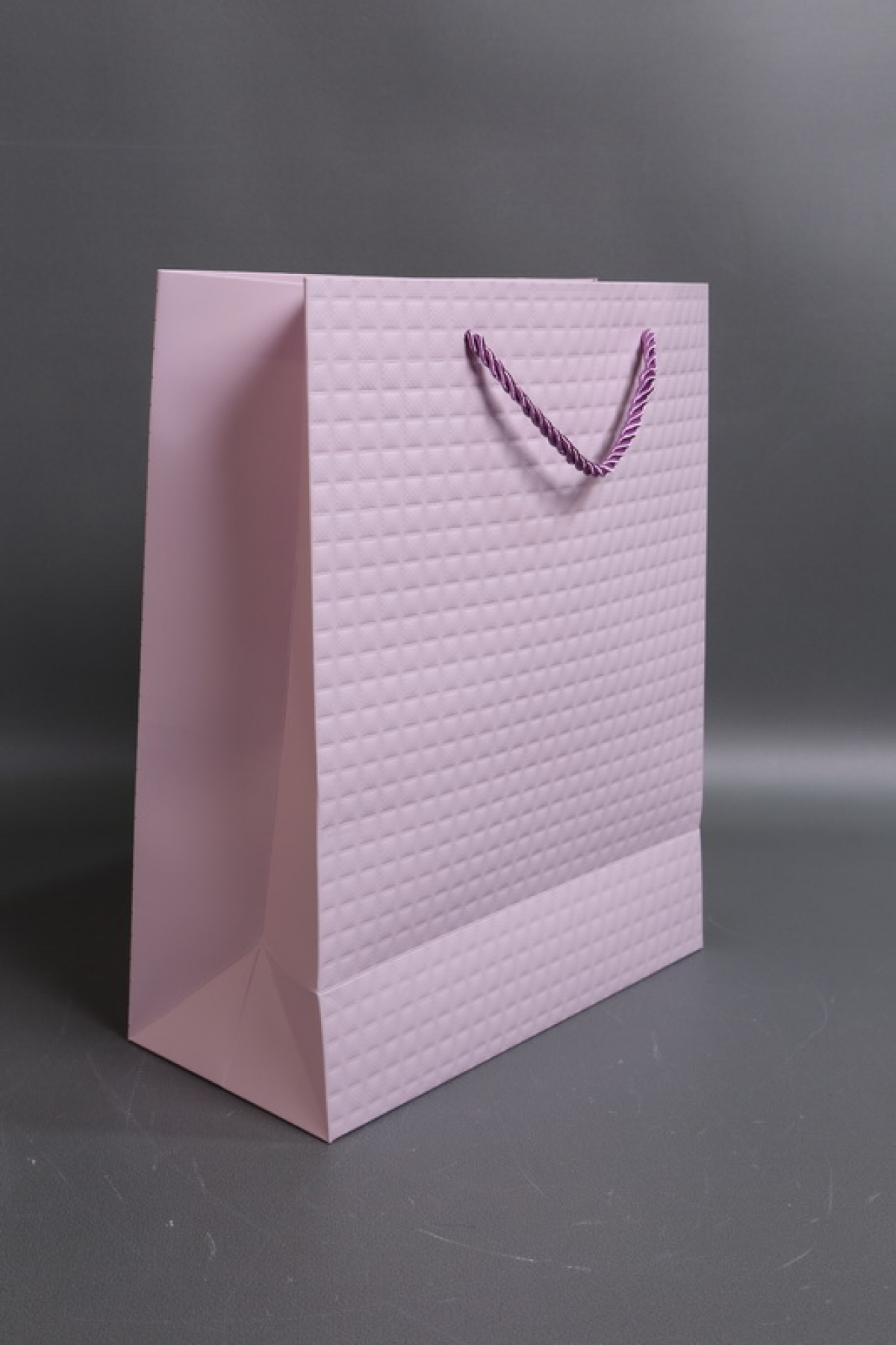 Сумка Люкс Тиснение клетка  26*32*12 сирень  L2932 Цена за 1шт