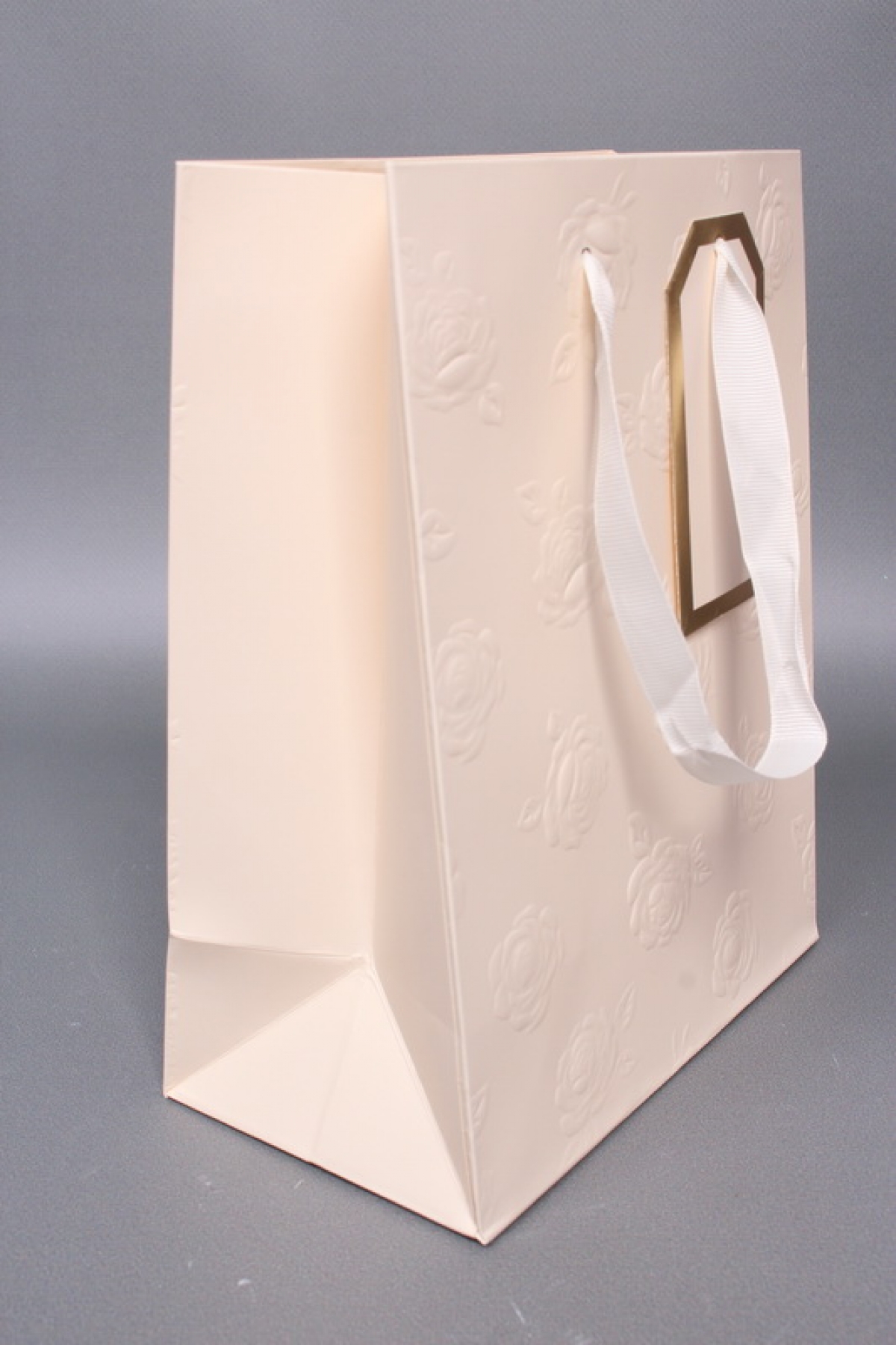 Сумка Люкс Тиснение Розы 18*23*10 крем Цена за 1шт  L460