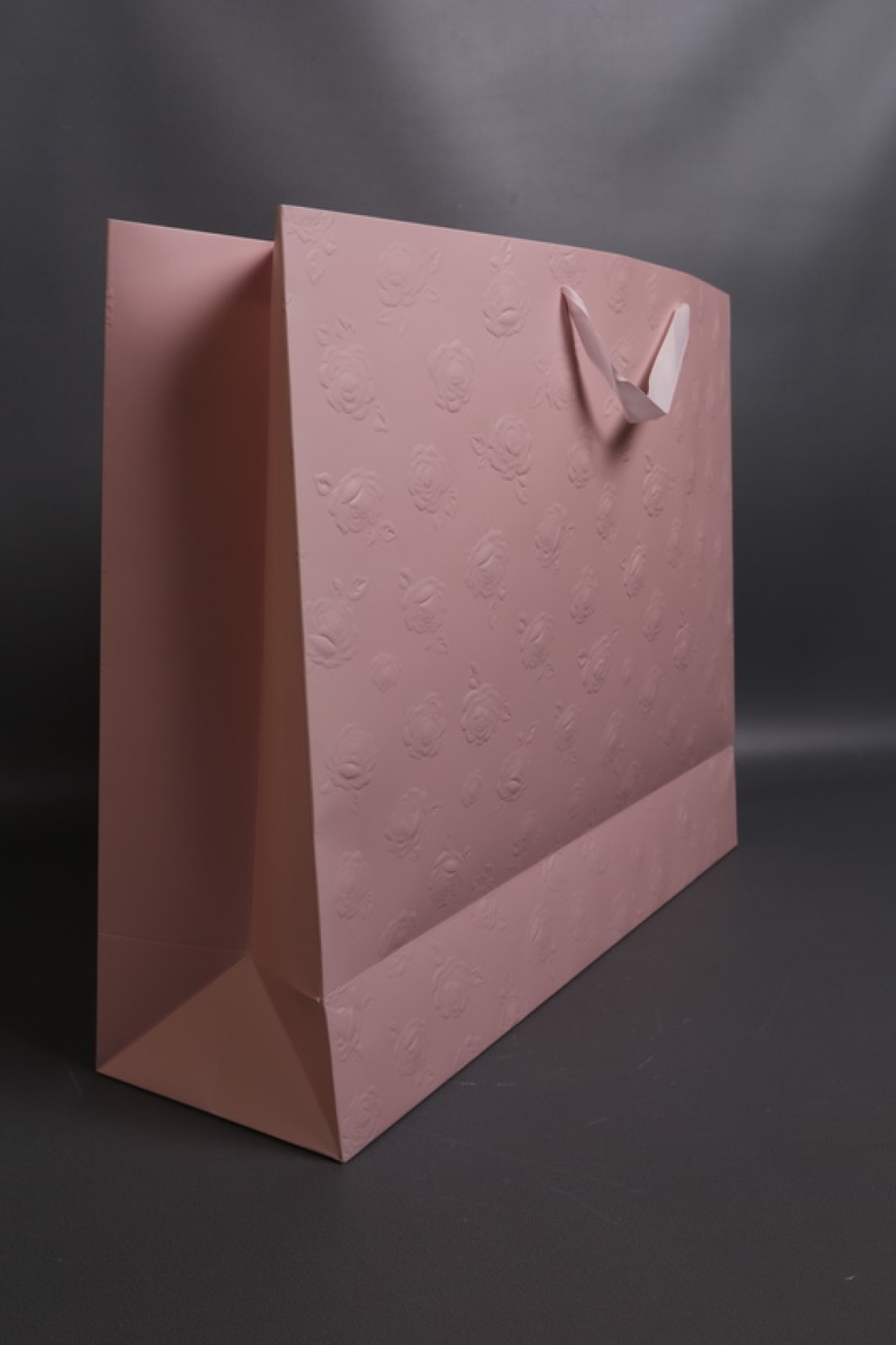 Сумка Люкс Тиснение Розы 50*40*15 лиловый     L493