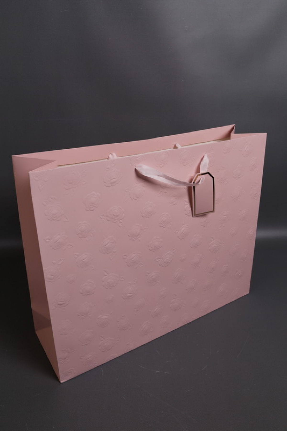 Сумка Люкс Тиснение Розы 50*40*15 лиловый     L493