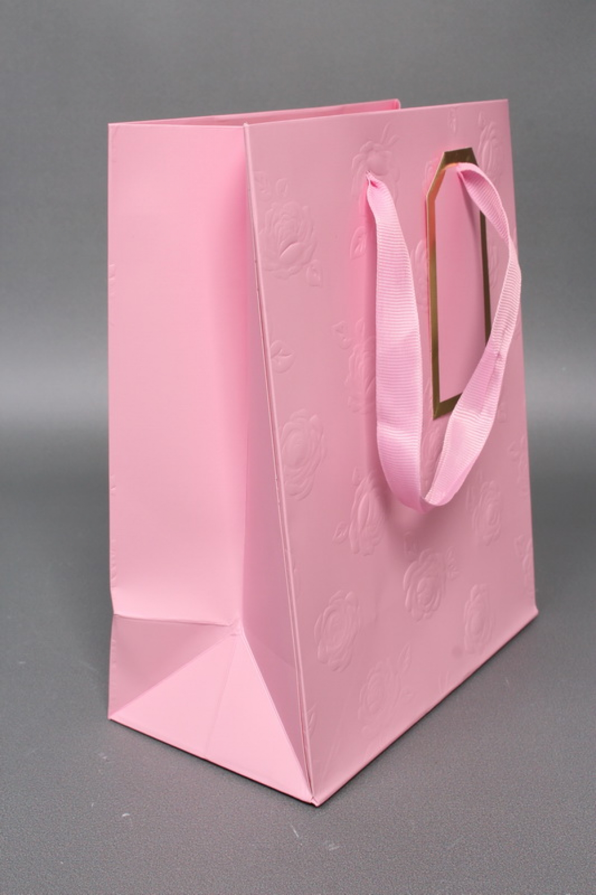 Сумка Люкс Тиснение Розы 18*23*10 розовый Цена за 1шт  L460