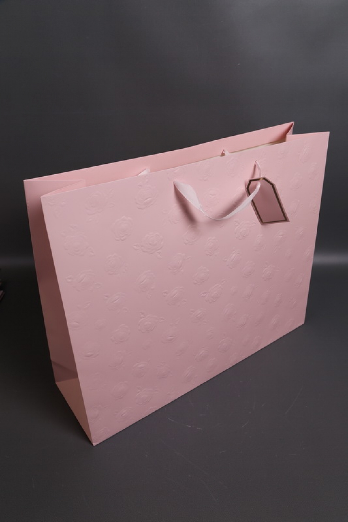 Сумка Люкс Тиснение Розы 50*40*15 розовый     L493