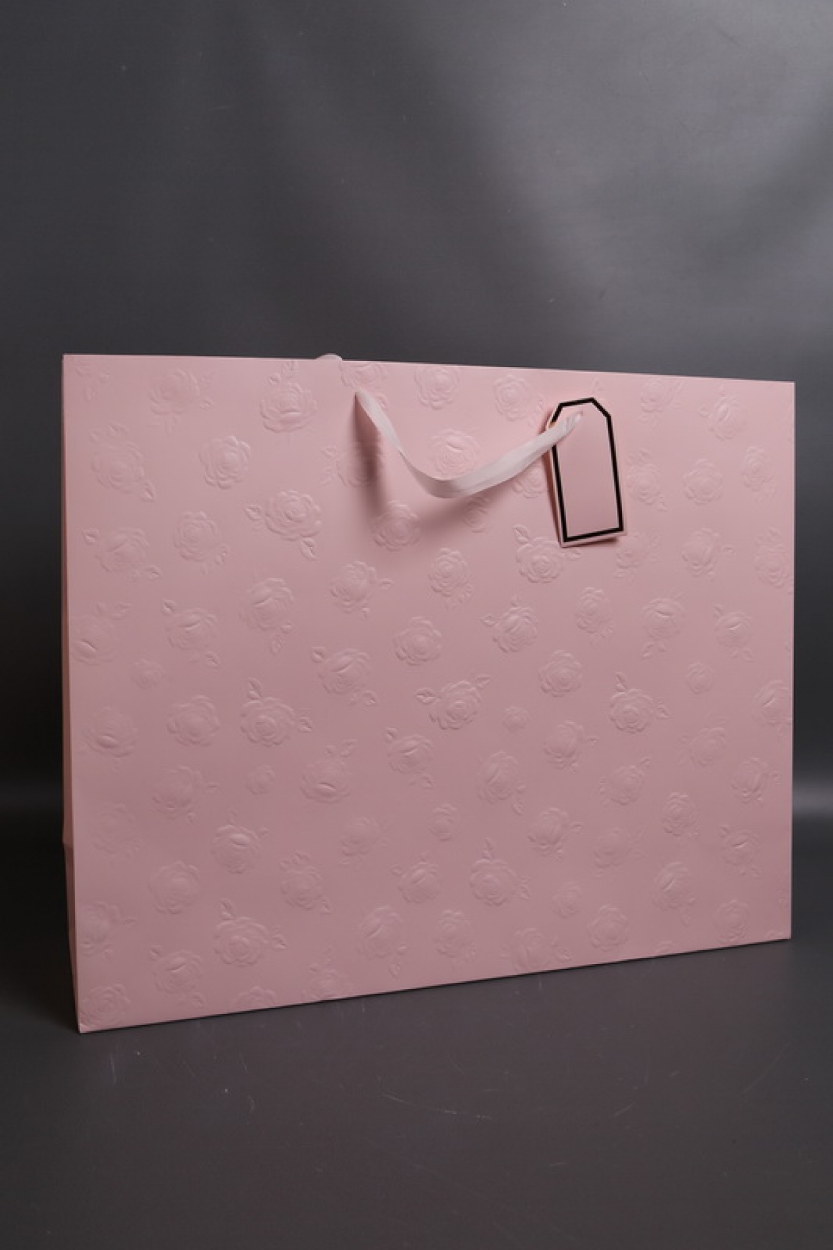 Сумка Люкс Тиснение Розы 50*40*15 розовый     L493