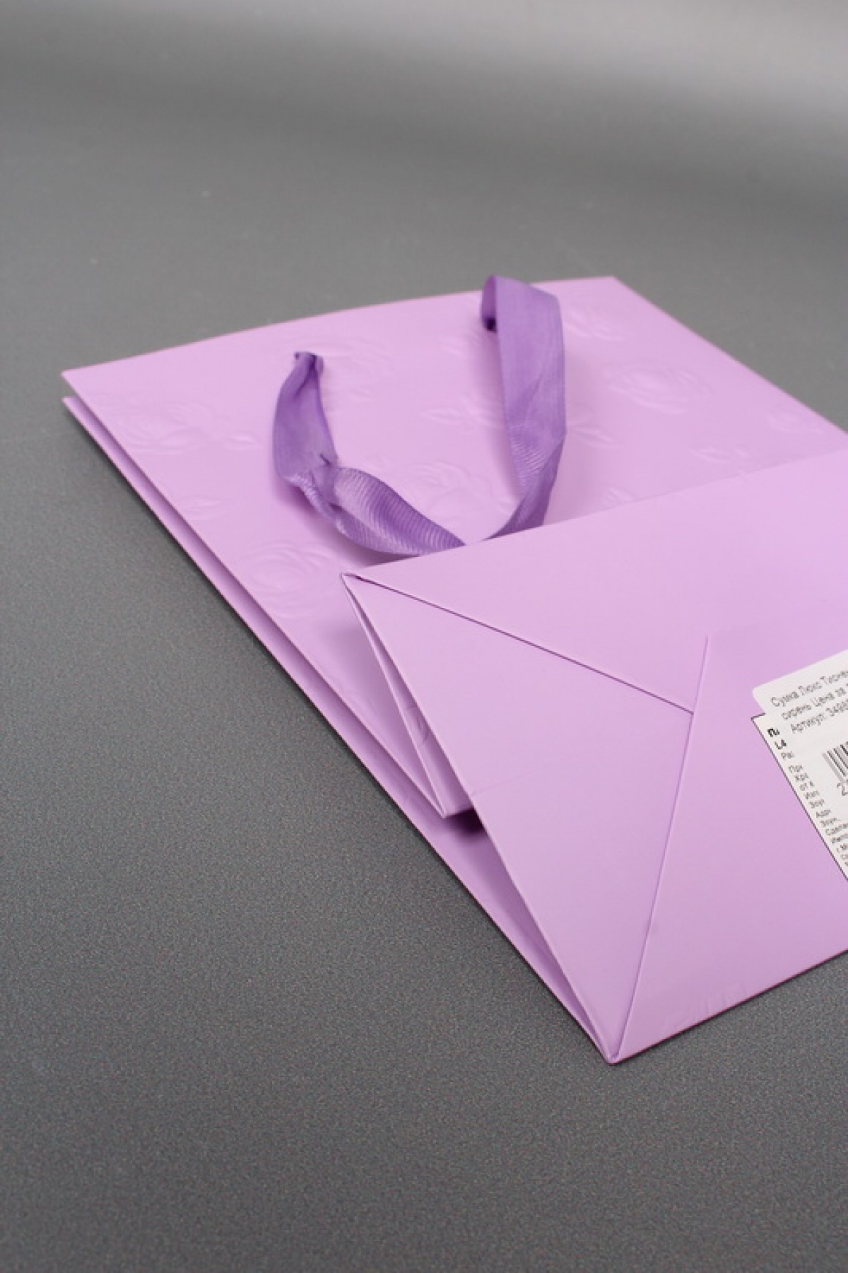 Сумка Люкс Тиснение Розы 18*23*10 сирень Цена за 1шт  L460