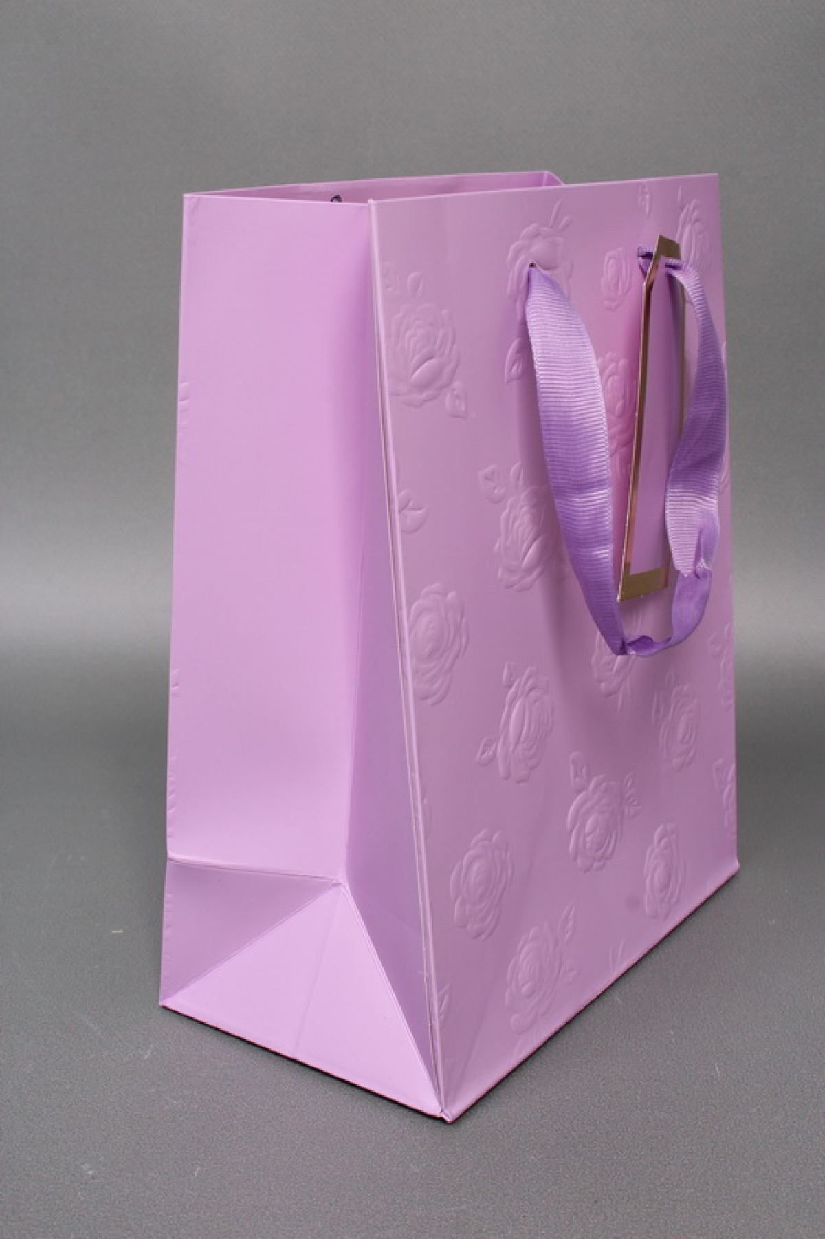 Сумка Люкс Тиснение Розы 18*23*10 сирень Цена за 1шт  L460