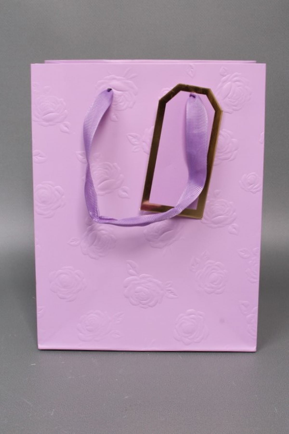 Сумка Люкс Тиснение Розы 18*23*10 сирень Цена за 1шт  L460
