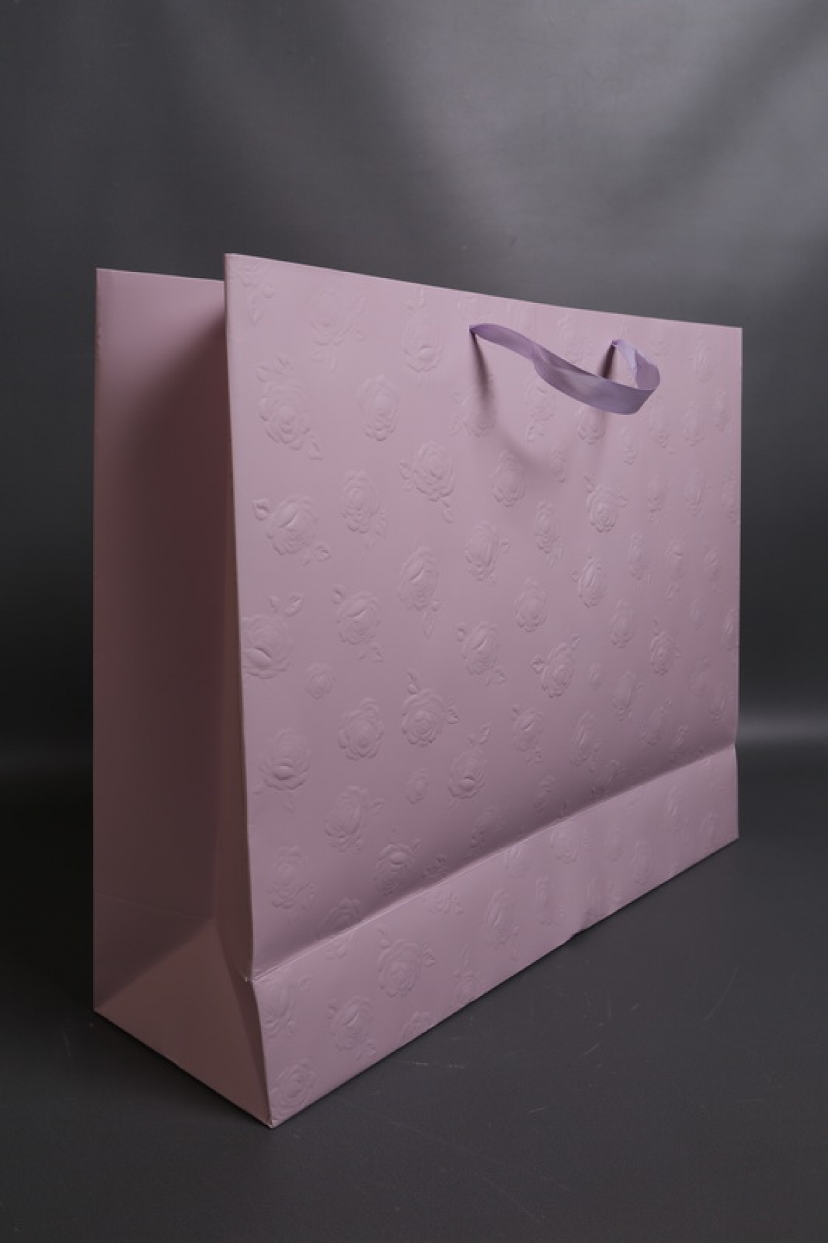 Сумка Люкс Тиснение Розы 50*40*15 сирень     L493