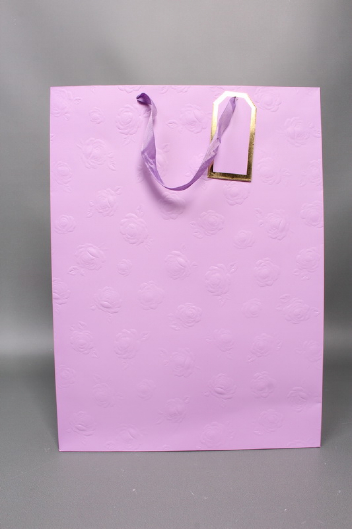 Сумка Люкс Тиснение Розы 31*42*12 сирень  Цена за 1шт  L458