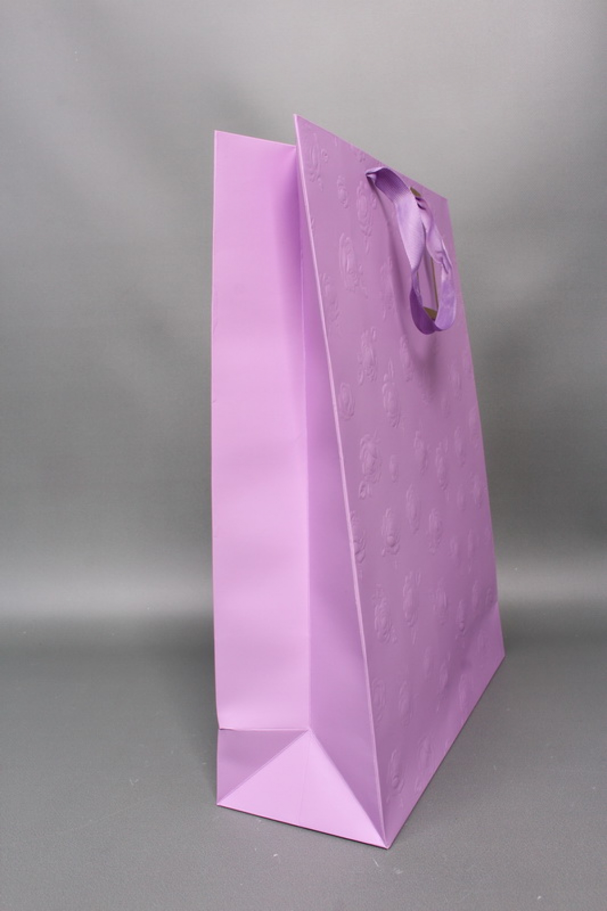 Сумка Люкс Тиснение Розы 31*42*12 сирень  Цена за 1шт  L458