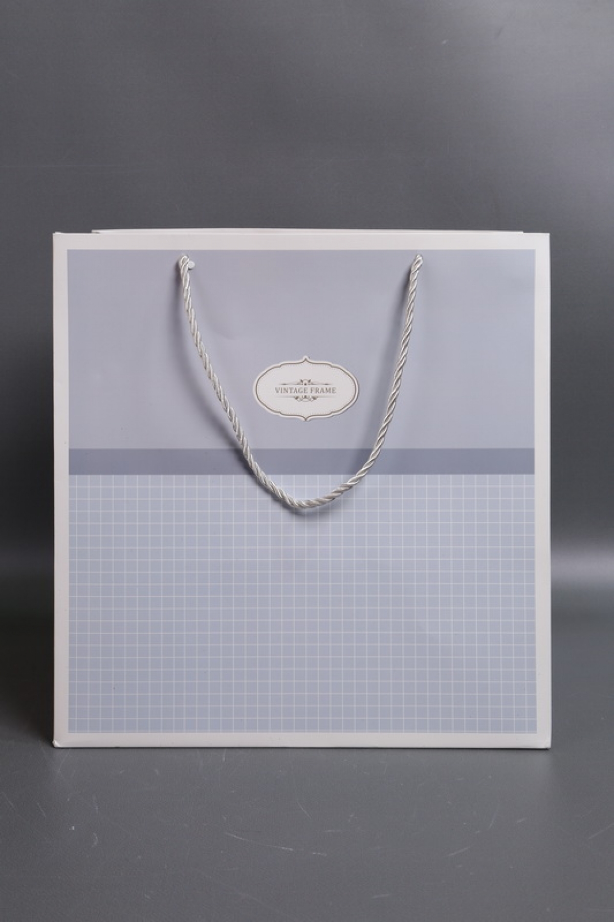 Сумка Люкс Винтаж  33*33*24   серый     L3938