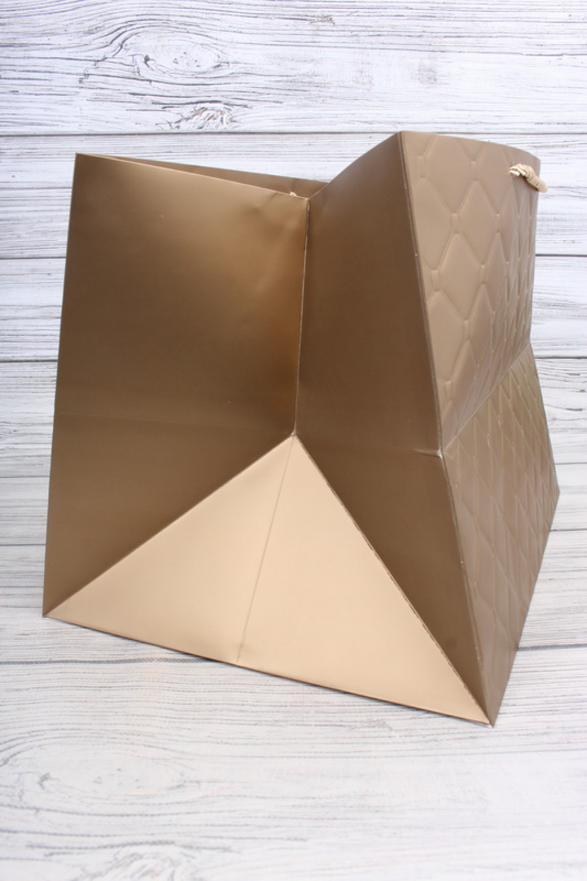 Сумка Люкс Золотая клетка 30*38*30 золото L604N