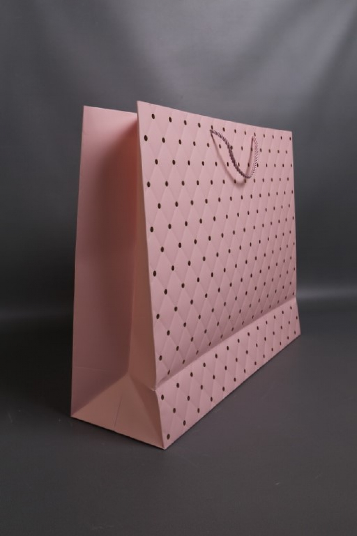 Сумка Люкс Золотая кнопка 50*40*15 розовый    L492