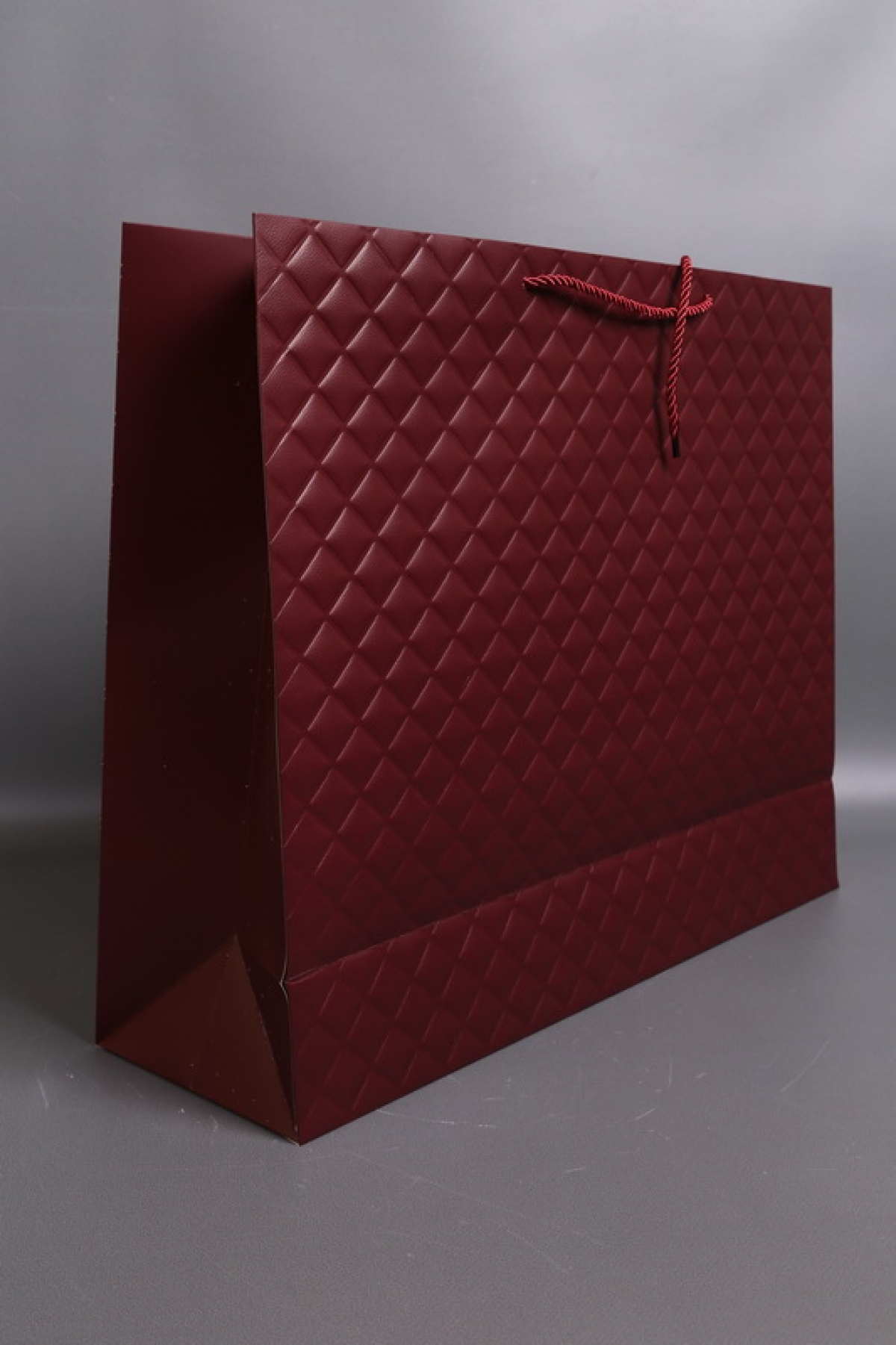 Сумка Люкс Золотой Ромб 50*40*15  бордо L402 Цена за 1шт