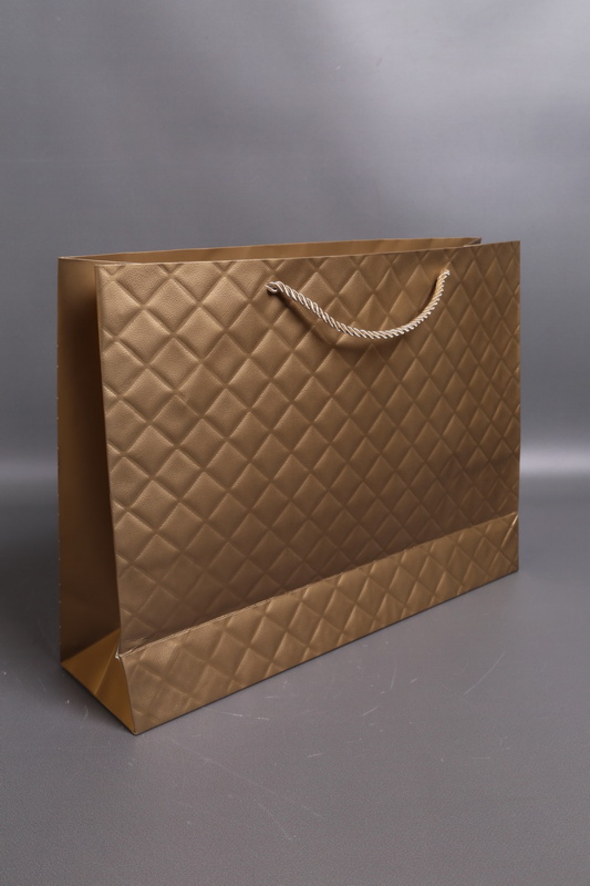 Сумка Люкс Золотой Ромб 31*42*12  золото L401 Цена за 1шт