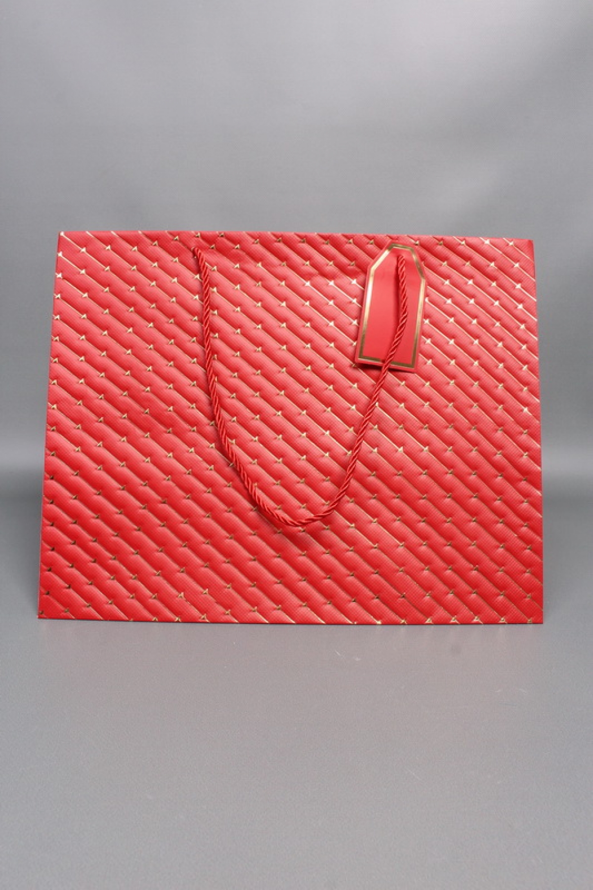 Сумка ЛЮКС Золотые стрелы 30*38*30 красный L604