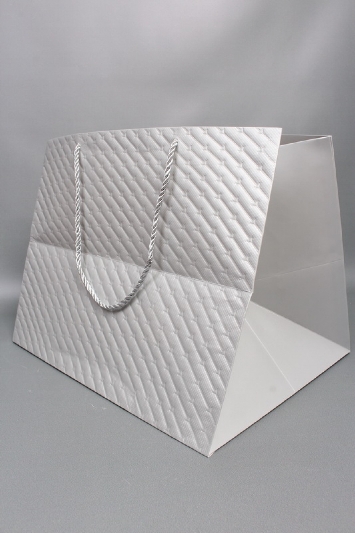 Сумка ЛЮКС Золотые стрелы 30*38*30 серебро L604