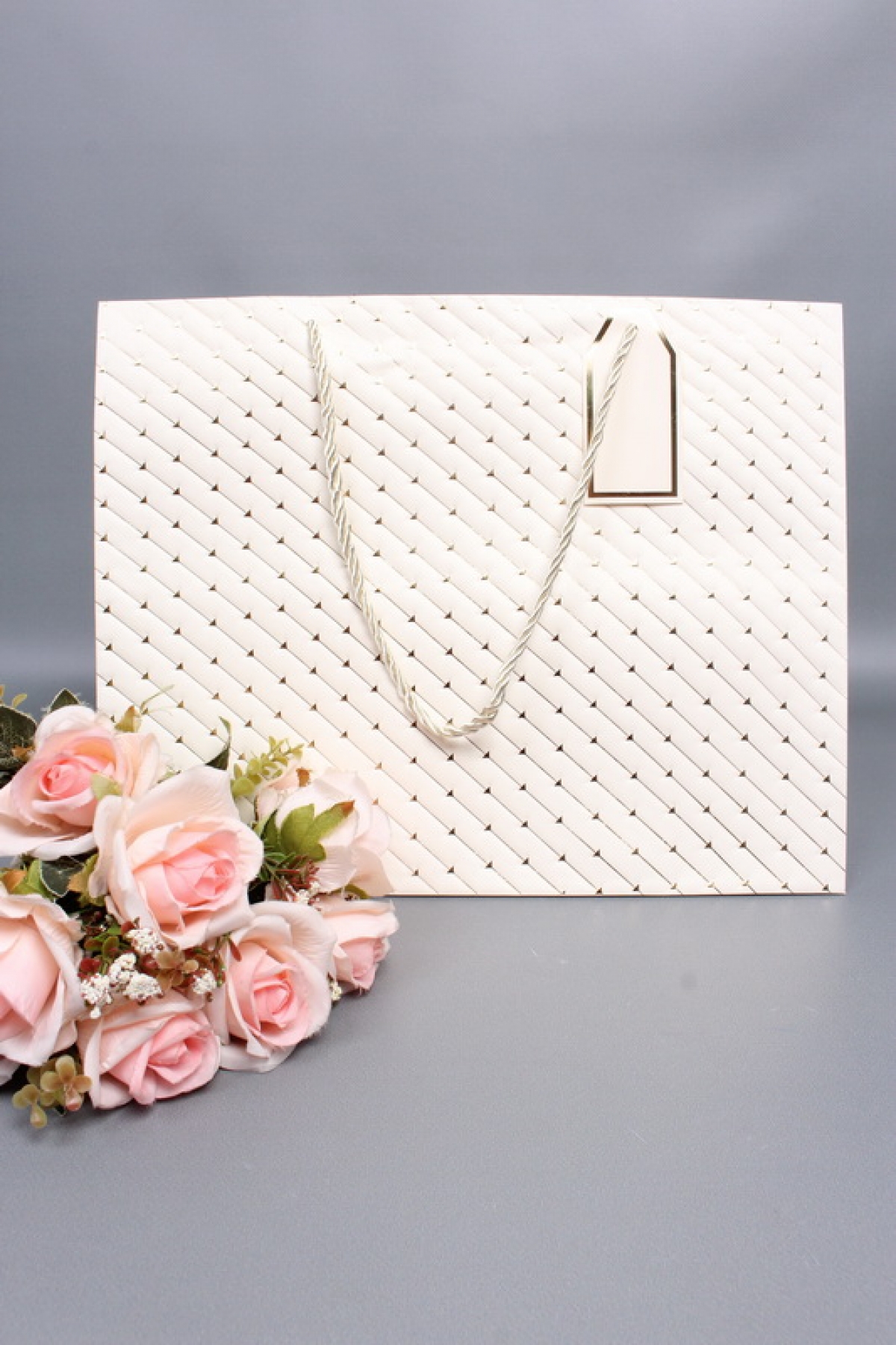 Сумка ЛЮКС Золотые стрелы 30*38*30 шампань L604