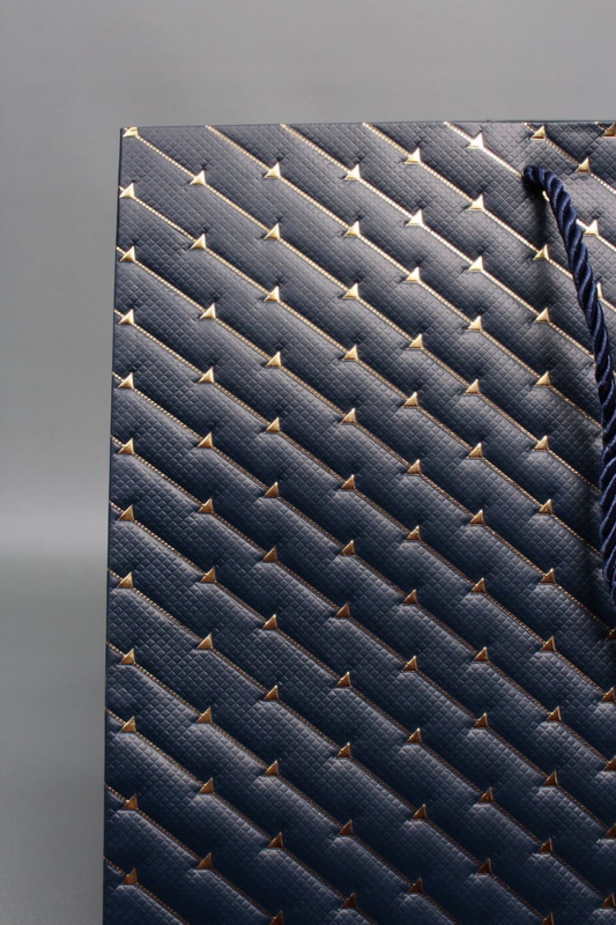 Сумка ЛЮКС Золотые стрелы 30*38*30 синий L604