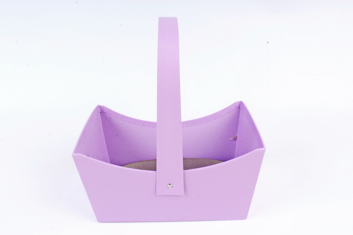 Сумка под цветы, картон,   сиреневый (W9633-lilac) 9425М