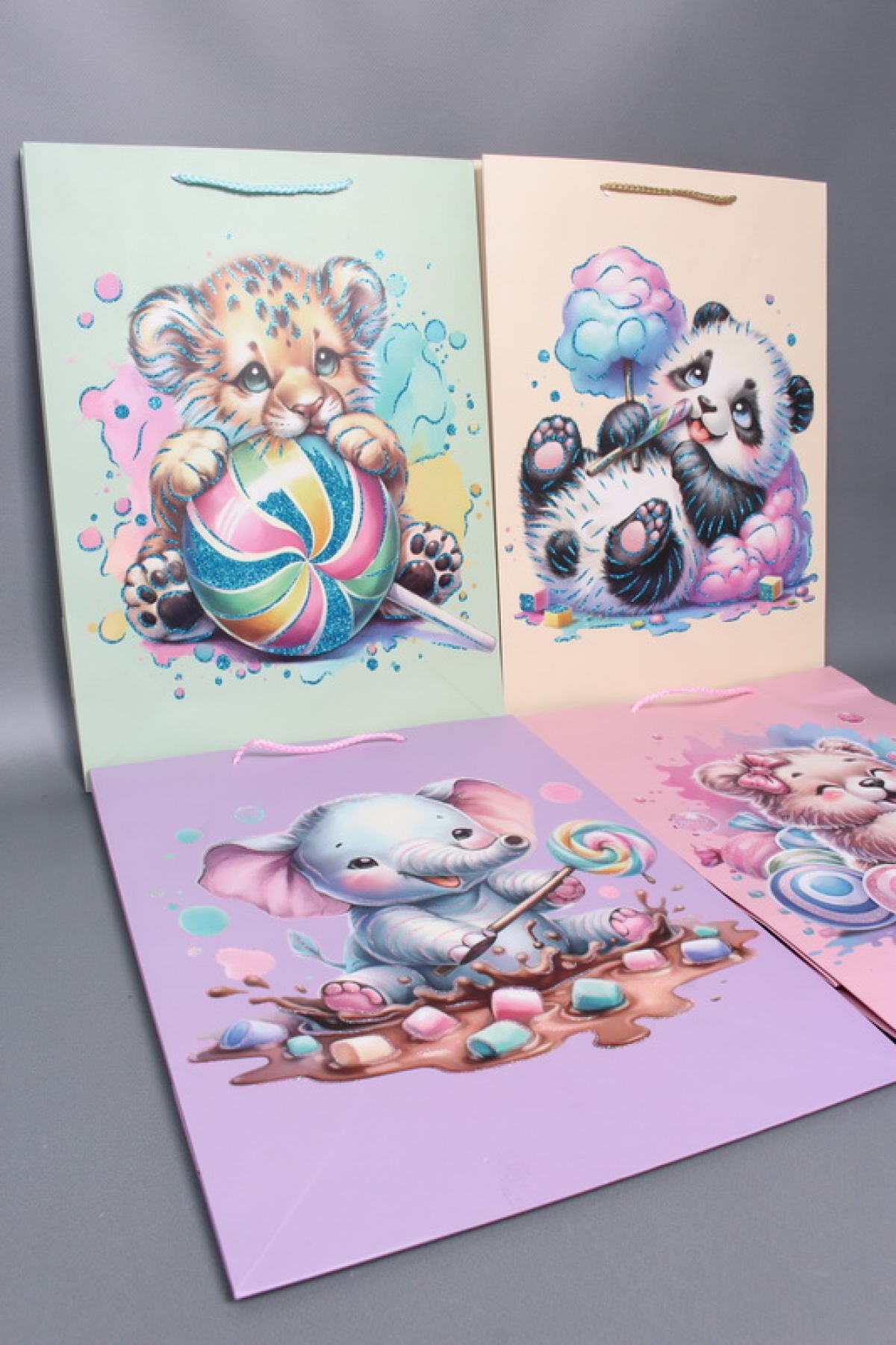 Сумка  Люкс Карамельки МИКС  31*42*12   D246