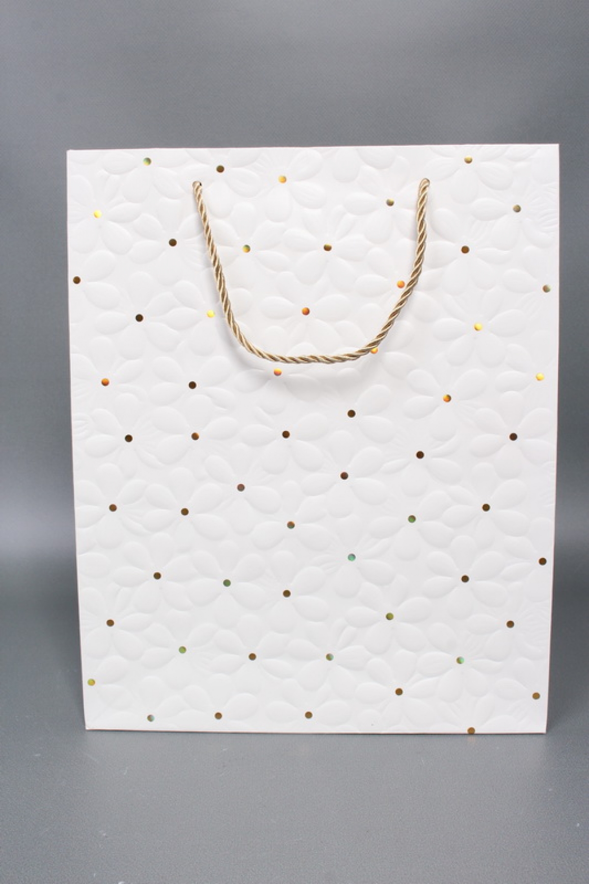 Сумка  Люкс Ромашки воздушные 26*32*12 белый   L1169