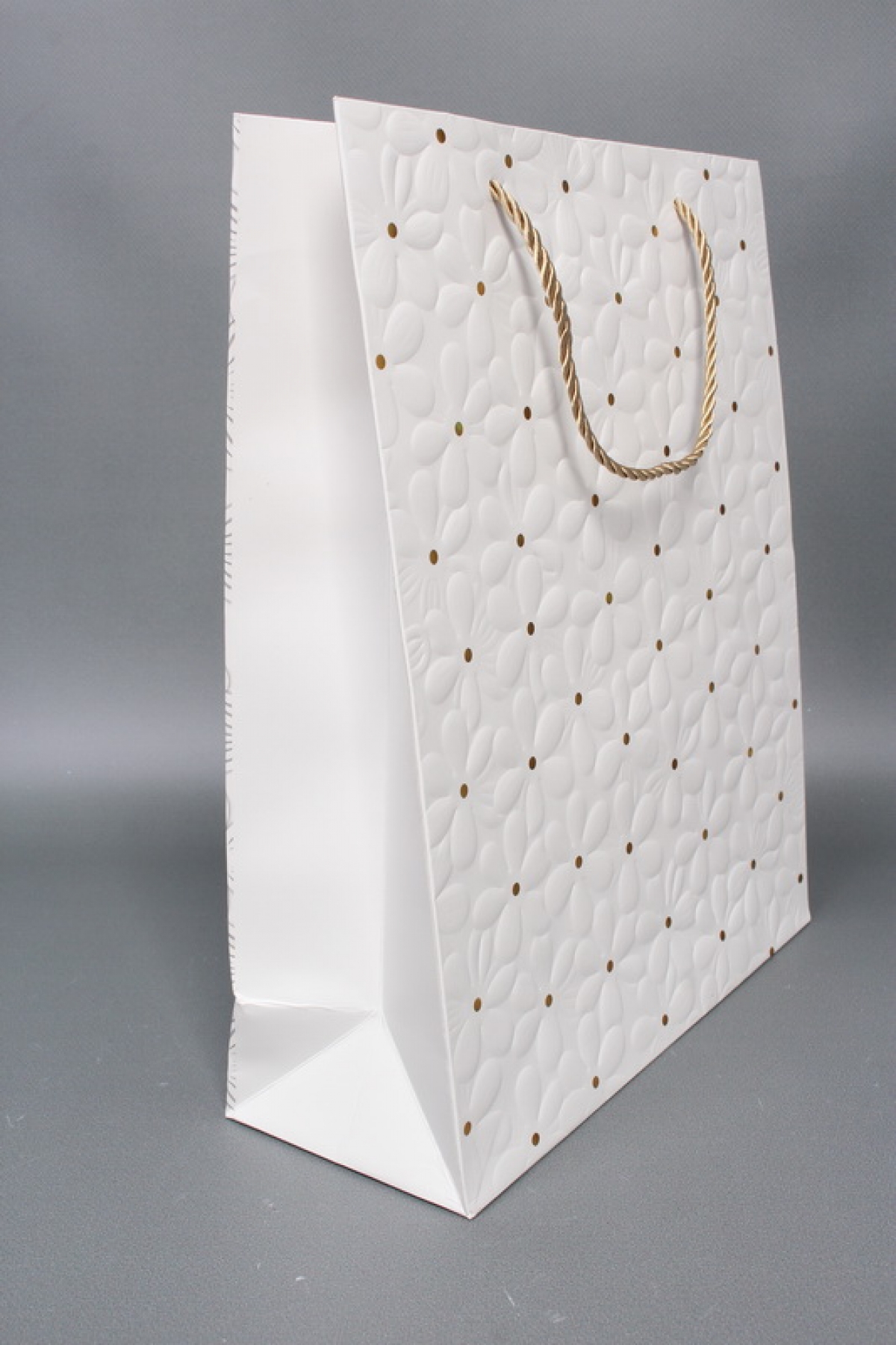 Сумка  Люкс Ромашки воздушные 26*32*12 белый   L1169