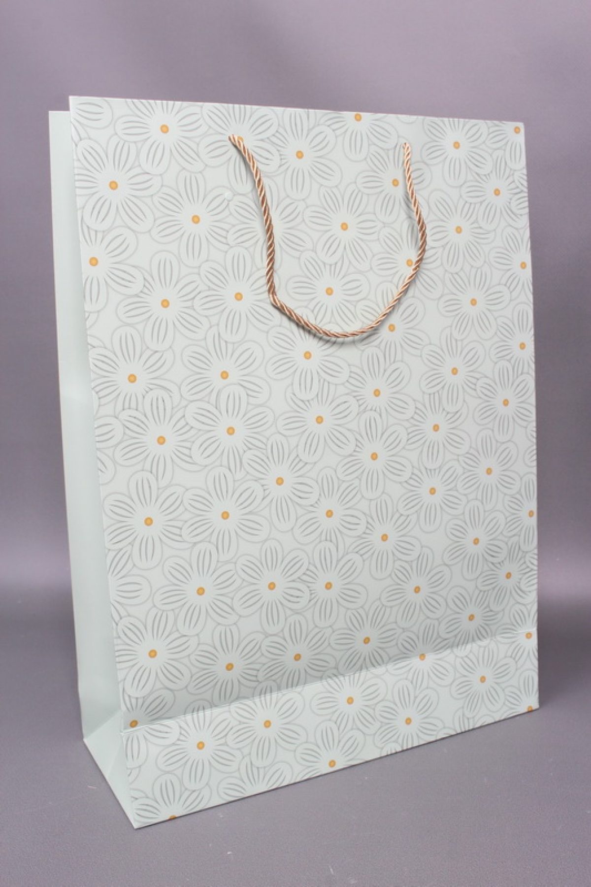 Сумка  Люкс Ромашки воздушные 31*42*12 фисташка   L1170