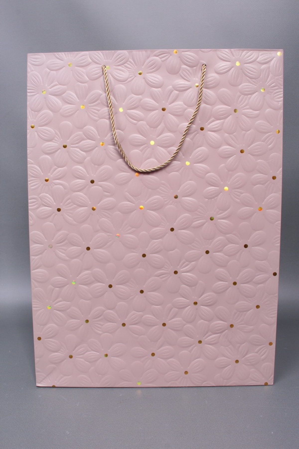 Сумка  Люкс Ромашки воздушные 31*42*12 пудра   L1170