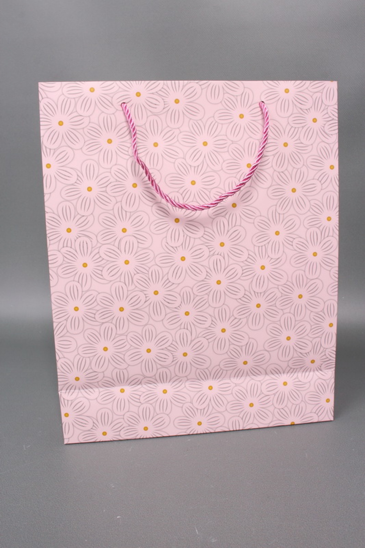 Сумка  Люкс Ромашки воздушные 26*32*12 розовый   L1169