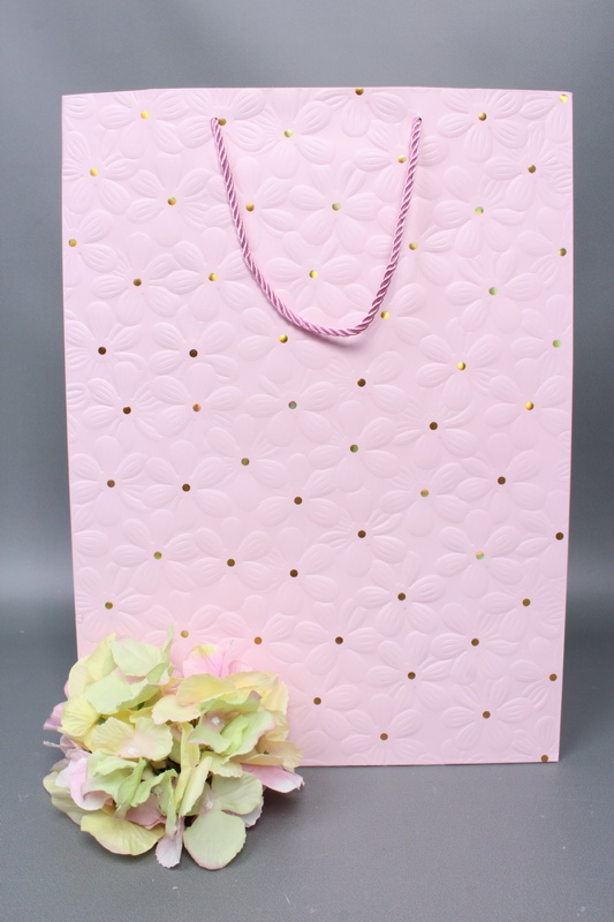 Сумка  Люкс Ромашки воздушные 31*42*12 розовый   L1170