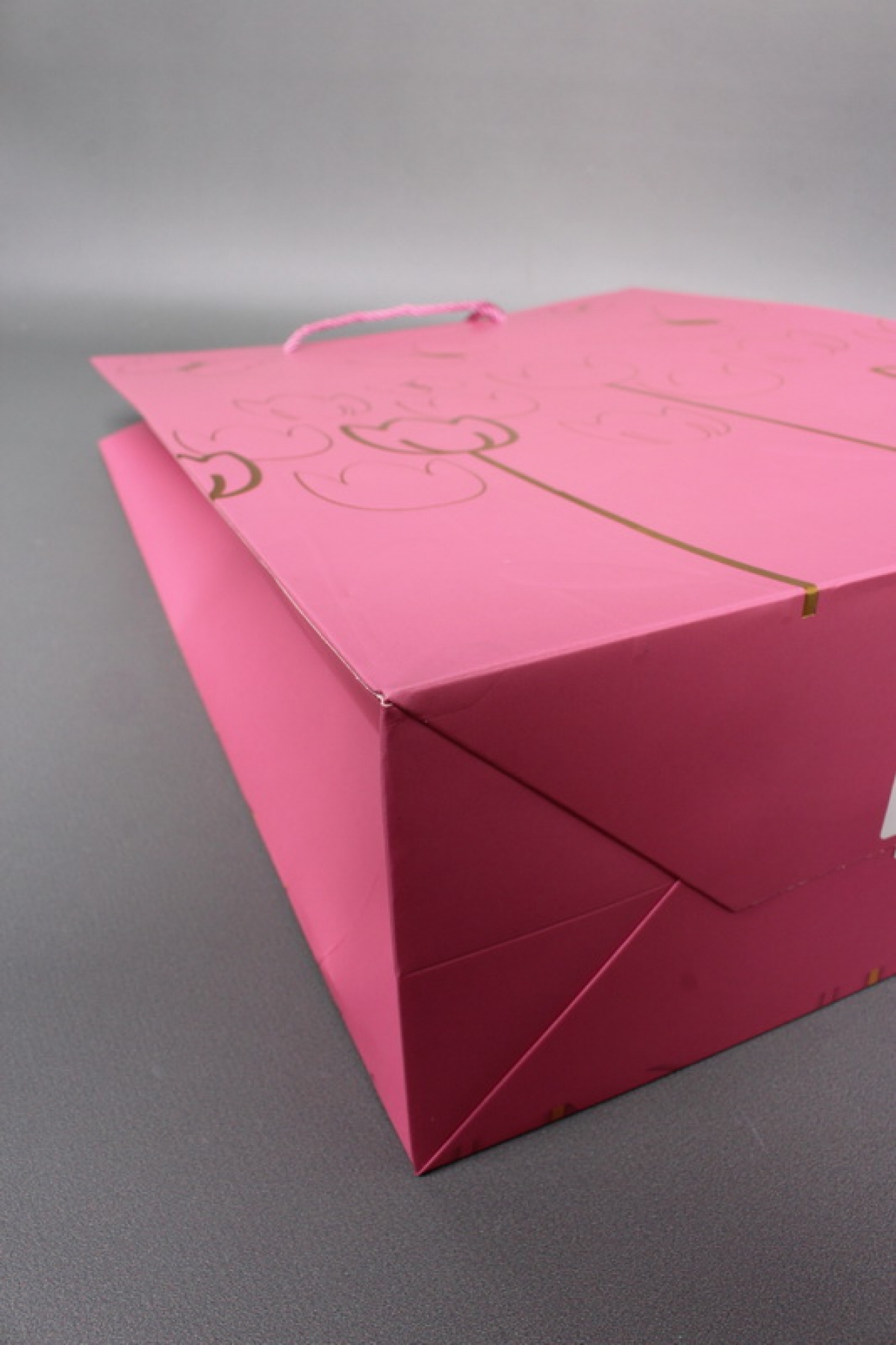 Сумка  Люкс Тюльпаны и Бабочки тиснение  31*42*12  розовый  L967