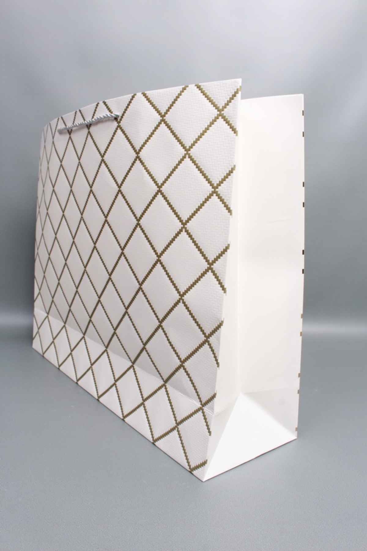 Сумка  Люкс  Резной ромб 50*40*15 шампань  L1505