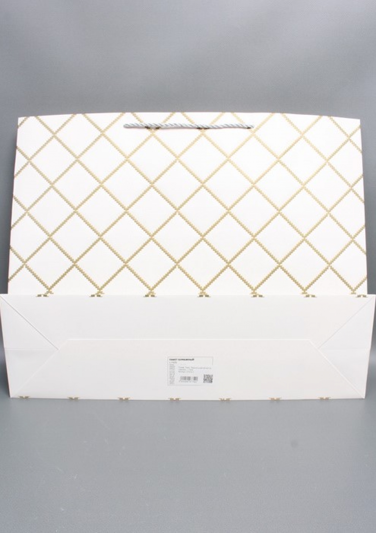 Сумка  Люкс  Резной ромб 50*40*15 шампань  L1505