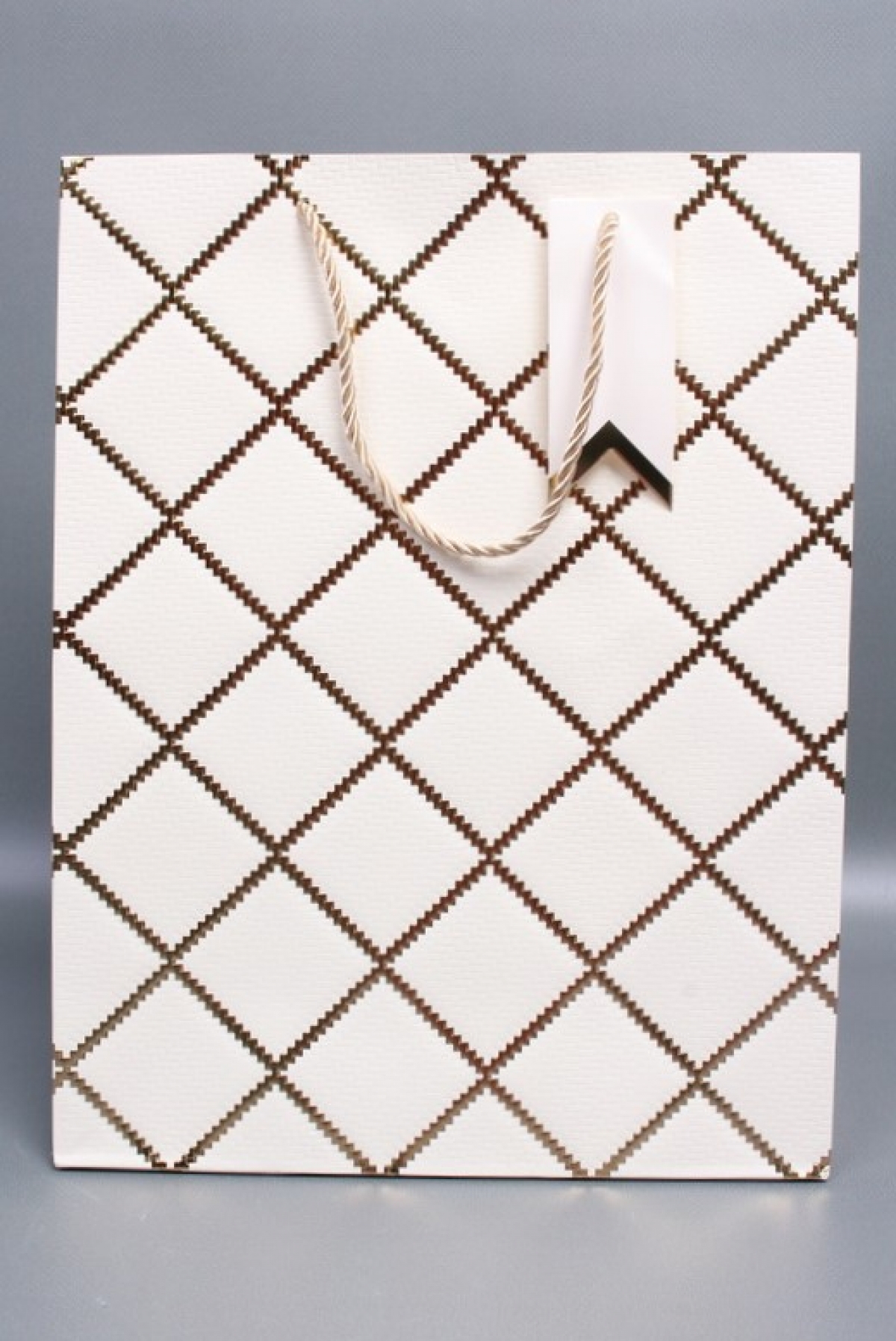 Сумка  Люкс  Резной ромб 26*33,5*12 шампань  L1507