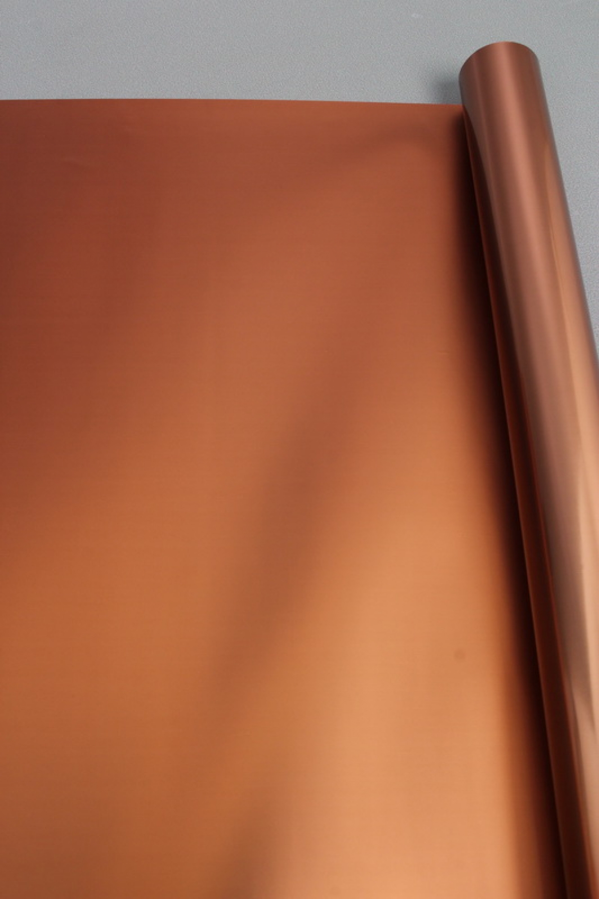 Упак. материал флористическая пленка c металлической стороной, 53 мкр, 58 см х 10 м, бронзовый 2893М