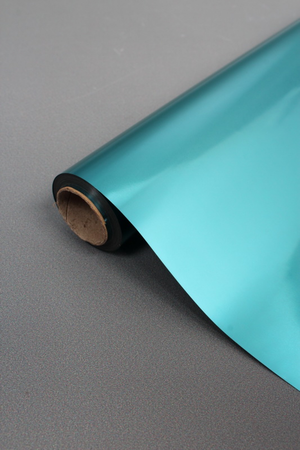 Упак. материал флористическая пленка c металлической стороной, 53 мкр, 58 см х 10 м, синий 2916М