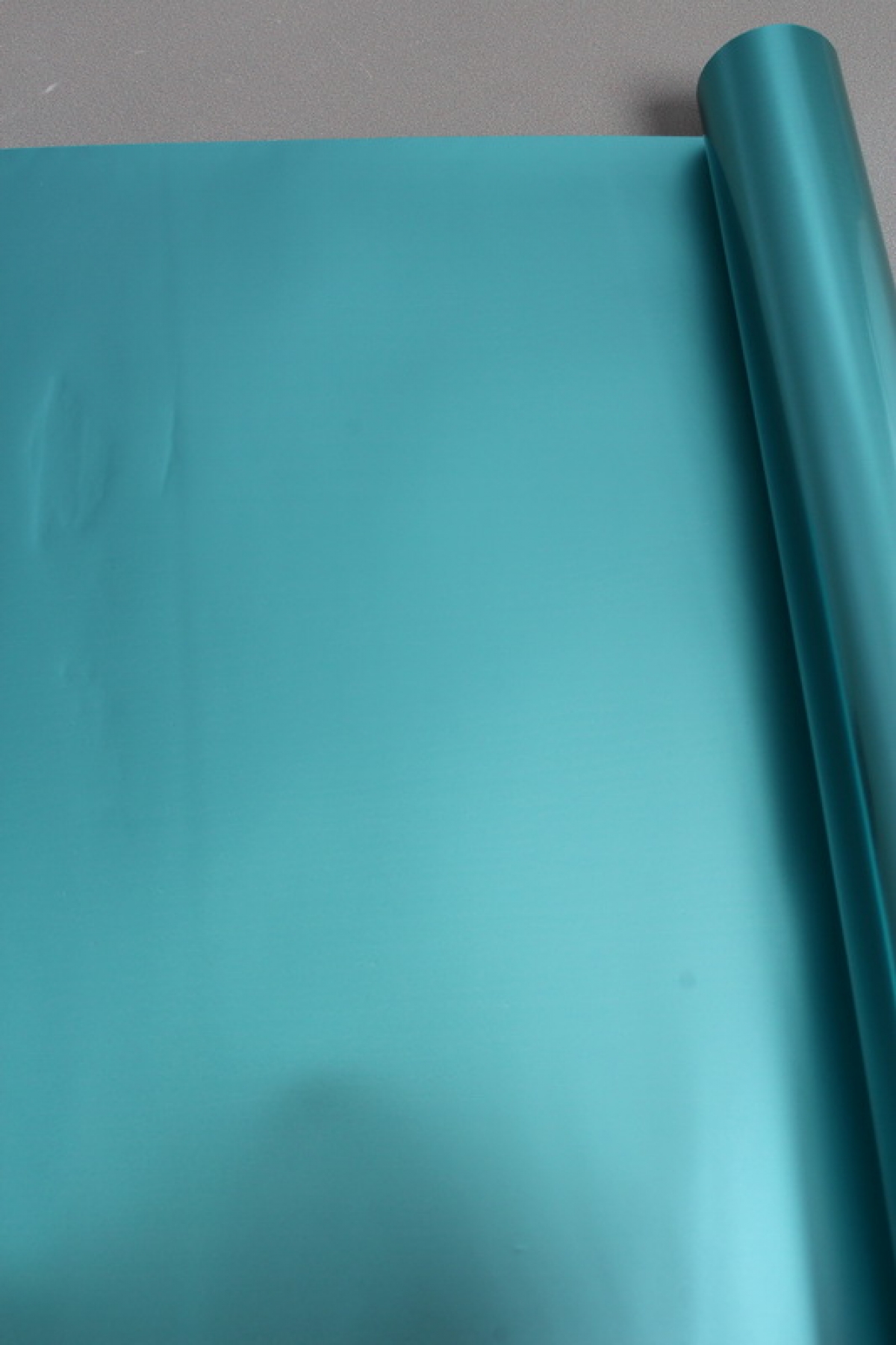 Упак. материал флористическая пленка c металлической стороной, 53 мкр, 58 см х 10 м, синий 2916М