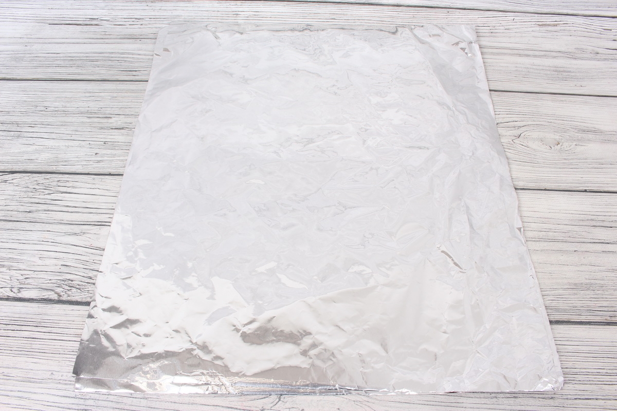 Упаковочная плёнка "Фольга", 10  листов в упаковке, 23 микрон,  50cmx58cm, цв. светло-розовый 5553Л