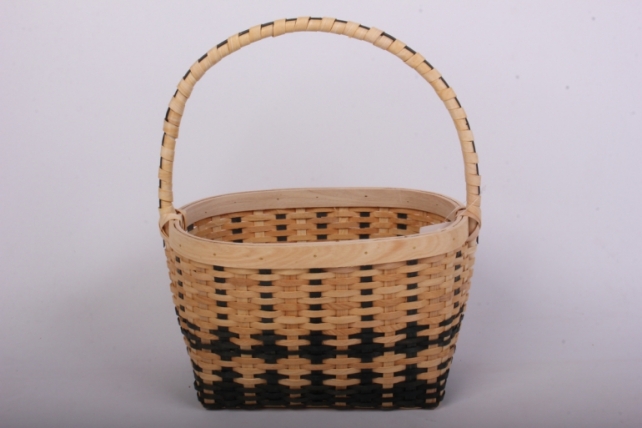 Корзина плетеная (секвойя) 27,5x20 h=17/35cm