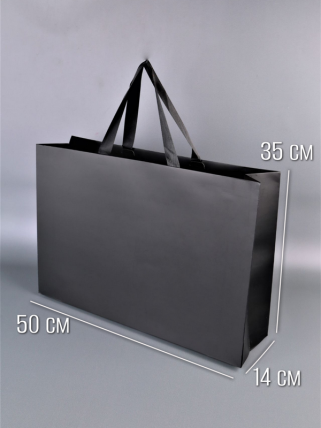 Cумка Люкс черная 50*35*14    L386