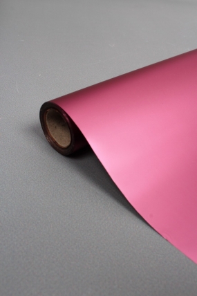 Флористич. пленка "Двухцветный металл", 53 мкр, 58 см х 10 м, золото / розовый 2066М