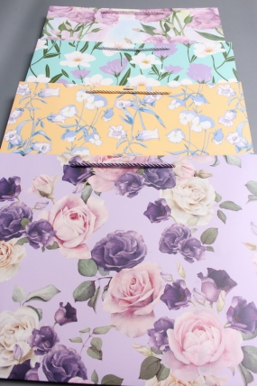 Сумка Люкс Цветы пастель с Бантом  43*32*14   Цена за 1шт  L258