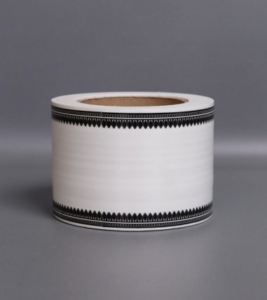 Лента простая (8см*50м) зубцы P835 БЕЛЫЙ