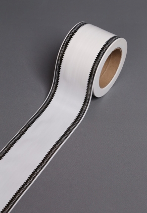 Лента простая (8см*50м) зубцы P835 БЕЛЫЙ