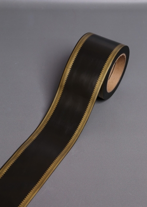 Лента простая (8см*50м) зубцы P836 ЧЁРНЫЙ