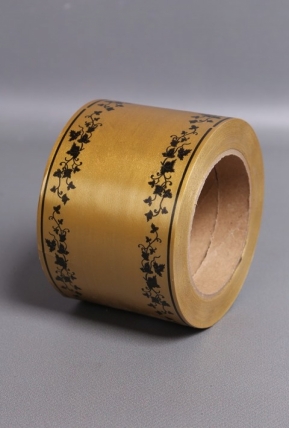 Лента простая (8см*50м) мелкий лист P842 БРОНЗОВЫЙ