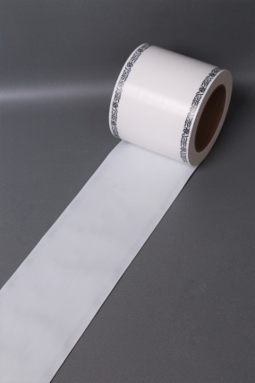 Лента простая (10см*50м) С дубками по краям P1009 БЕЛЫЙ